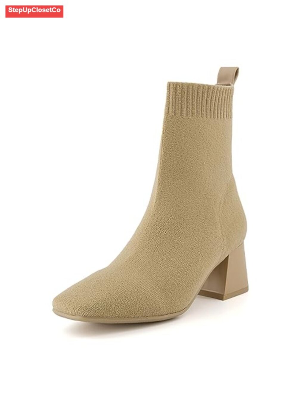 Cushionaire Women's Milo Stretch Ankle Sock Boot – Memory Foam Padding,